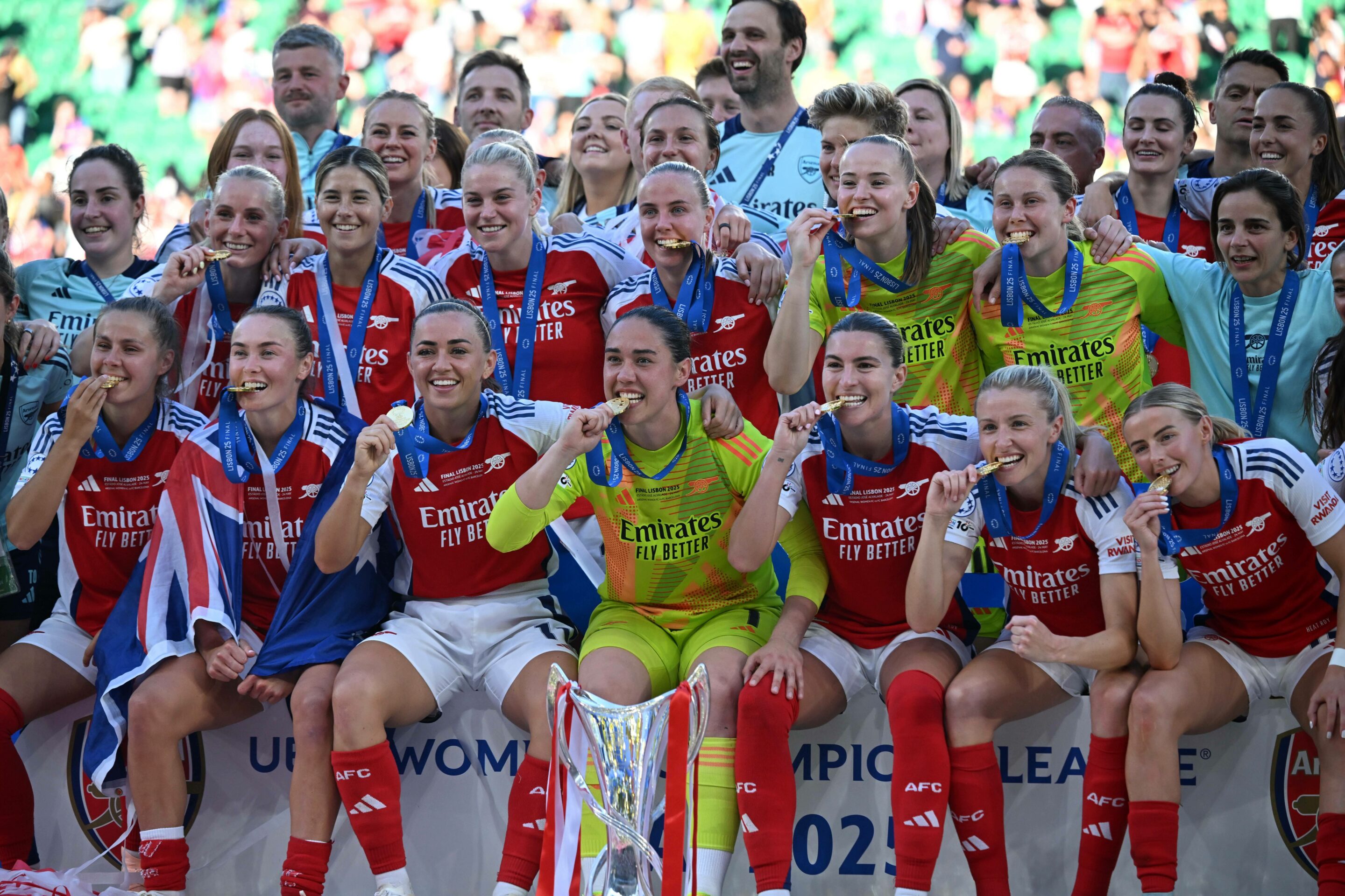 Arsenal WFC beat FC Barcelona 1-0 to win the UEFA Women’s Champions League